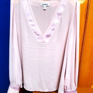 Pink blouse- small